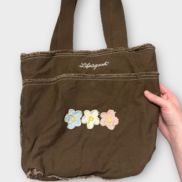 Y2K Life is Good Flower Tote - Picture 2 of 8